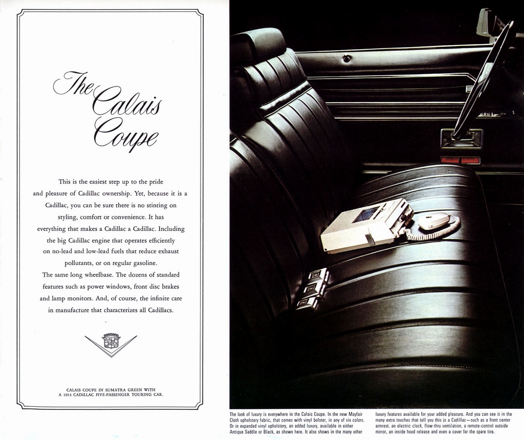 1972 Cadillac Prestige Brochure Page 15